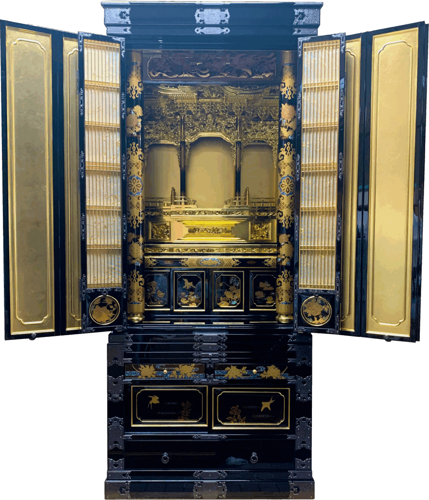 オーダーで製作した金沢仏壇。